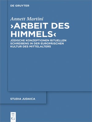 cover image of ›Arbeit des Himmels